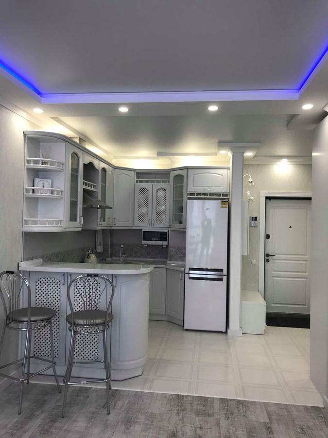 Luxe Apartment On Drahomanova 키예프 외부 사진